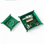 Velvet Nightstand Jewelry Box For Storing Watches Coins And Necklaces for sale
