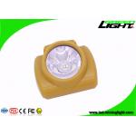 Rechargeable LED Mining Cap Lights , Anti - Explosion Cordless Miners Helmet Light for sale
