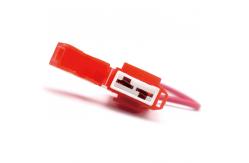 China BX2017 Inline Red Fuse Holder Ceramic Body for blade fuse supplier