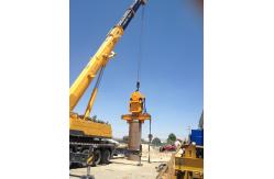 China Frequency Variable Sheet Pile Driver Electric Vibro Hammer High Efficiency supplier