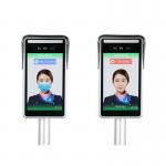 Automatic Measurement Walk Through Temperature Scanner 8 Face Recognition Alarm System