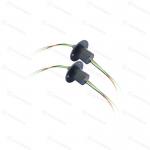 Custom Capsule Slip Rings Six Circuits 2A Current Rating Compact Design