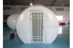 China Tunnel Inflatable Double Bubble Dome Tent With Steel Frame supplier