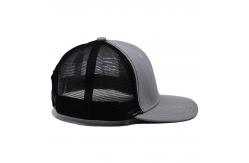 China Source factory for Black and Grey 6 Panel Customized Trucker Cap supplier
