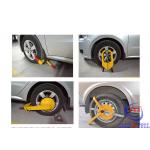 Drill And Pick Resistant wheel locks for cars With 2 Keys , Yellow for sale