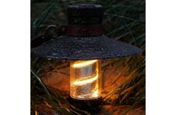 China Black LED Camping Light Outdoor Waterproof FOR Tent Camping Flashlight Lantern supplier