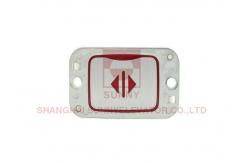 China Square Slim Elevator Push Button ABS Base With Metal Circle Outer Frame supplier