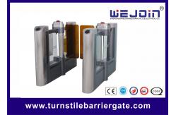 China Stainless Steel Double Automatic Swing Barrier Gate With Dry Contact Interface supplier