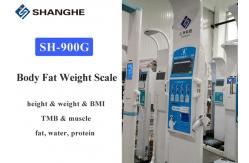 China AC100V - 240V Bmi Weight Scale , Ultrasonic Instrument Used To Measure Body Fat supplier