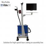 Modular Flight Laser Coding Machine For Metal Plastic Glass Ceramic Laser Marking Machine for sale