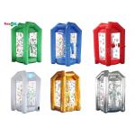 Tarpaulin Inflatable Cash Cube Money Grab Machine Money Blowing Booth For Event Advertising for sale