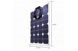 China 50W ETFE Flexible Solar Panel For 12V Mono Waterproof Solar Energy System supplier