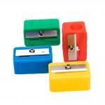Fancy School Kids Manual Handheld Pencil Sharpener Orange for sale