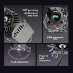 Outdoor High Brightness Mini LED Projector Light with IP65 Waterproof and Universal Design for sale