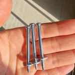 16mm 19mm Shooting Nails BX3 Silver Galvanized Concrete Nails for sale