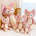 Custom 100% Polyester Plush Fox Toy With PP Cotton Filler