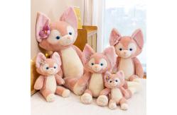 China Custom 100% Polyester Plush Fox Toy With PP Cotton Filler supplier