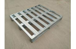 China 1200x1000 Stackable Steel Pallets 2 Entry Metal Stacking Pallets supplier