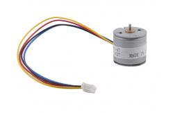 China Bipolar Drive 24V Micro Stepper Motor 20mm 2 Phase With Metal Gear supplier