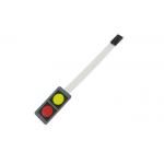 Red And Yellow Two Button Mini Membrane Switch Panel 20x40MM