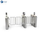 Anti Tailgating Adjustable Speed Swing Flap Barrier Swing Turnstile Gate 131a for sale