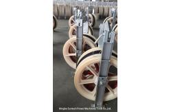 China Overhead Line Conductor Stringing Equipment Nylon Sheave Stringing Blocks supplier