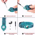 Reflective GPS Polyester Pet Collars Leashes With Customizable Logo