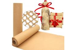 China Black White Brown Shockproof Honeycomb Paper Net Wrapping Paper supplier