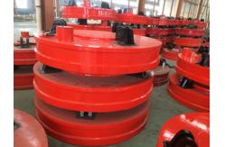 China Remote Control Lifting Electromagnet 556kgs With Strong Suction supplier