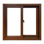 Customized PVC Double Horizontal Sliding Windows With Mosquito Screen Vinyl Sliding Windows