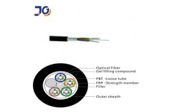 China GYFTY 24 FO Unarmoured Underground Cable G652D 12 24 48 Fibers Fiber Optic Cable supplier