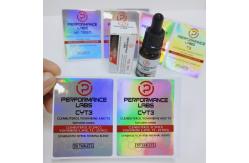 China Die Cut Anti Counterfeit Holographic vial Vial Labels supplier