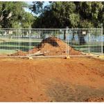Portable Moveable Temporary Mesh Fencing For Construction Safety