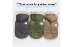 China OEM XXL Dog Apparels Winter Cool Hooded Pet Clothing Coat Puppy supplier