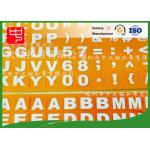 Small  dots Customized  LOGO print alphabet letters Cold resistance for sale