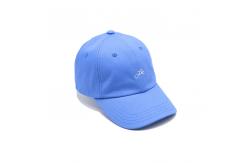 China Customized 6 Panel Baseball Cap With Unstructured Design And Cotton Sweatband Embroidery Logo supplier