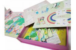China Giant 20pcs Paper Jigsaw Puzzle Pop Out Rainbow Fairy Floor Puzzle supplier