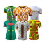 Wrinkle Resistant Soccer Jerseys Breathable Customizable Designs For Victory