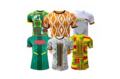 China Wrinkle Resistant Soccer Jerseys Breathable Customizable Designs For Victory supplier