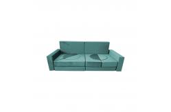 China Wrinkle-Resistant Foam Play Couch 14PCS Modular Foam Playroom Sofa supplier