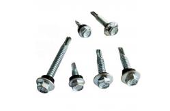 China Hex Head SUS304 Self Tapping Metal Screws M4.8 With EPDM Washer supplier