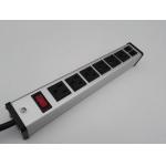 6 Way Outlet Multi Plug Socket With Dual USB Port Charger With On Off Switch Control for sale