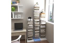 China Home Metal Multi Level Bookshelf Simple Invisible Bookcase supplier