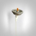 Orange Stem 360 Degree Aerosol Spray Valve Tinplate For Auto  Care Cans for sale