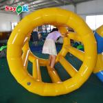 Inflatable Water Colorful Running Roller Ball Inflatable Water Walking Floating Game Toys for sale