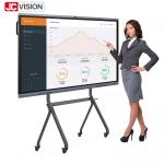 JCVISION Classroom Meeting Touch Screen Interactive Whiteboard Finger Pen With PC OPS for sale