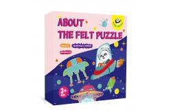 China 9 Basic Felt Geometric Shape Puzzles Creative Thinking Felt Animal Stickers CMYK Printing supplier