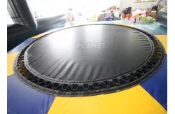 China Tarpaulin 3m Inflatable Floating Water Trampoline Aqua Jump supplier