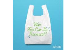 China Custom Biodegradable Shopping Bag T Shirt Small Compost Bags supplier