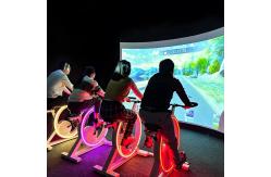 China Exercise Bike With Video Projector Interactive Projection Game Cycling Simulator supplier